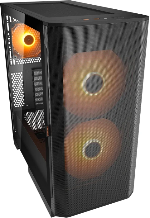 COUGAR AIRFACE FLO RGB Black