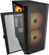 COUGAR AIRFACE FLO RGB Black