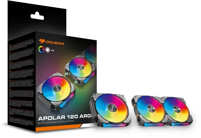 Cougar APOLAR 120 ARGB Black 3in1