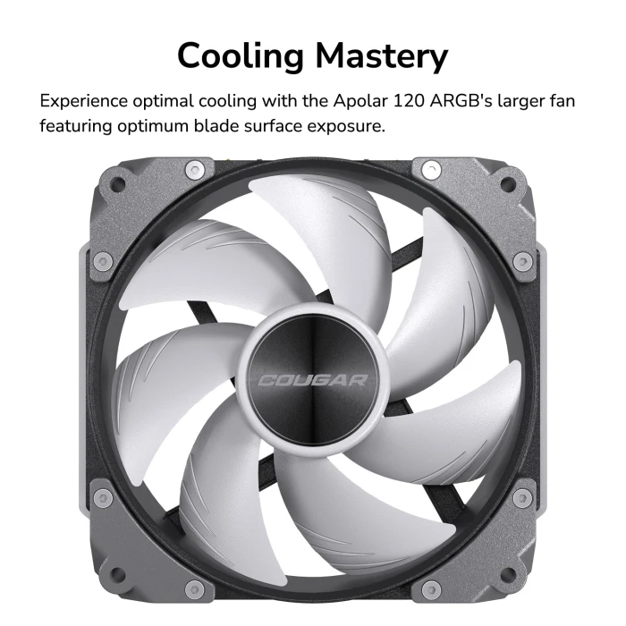 Cougar APOLAR 120 ARGB Black