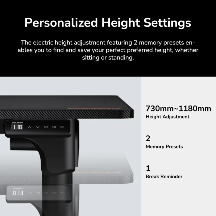 COUGAR E-GRAV 160 Electrical Black
