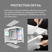 COUGAR FV150 MINI White - Fixed RGB