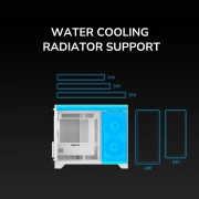 COUGAR FV150 MINI White - Fixed RGB
