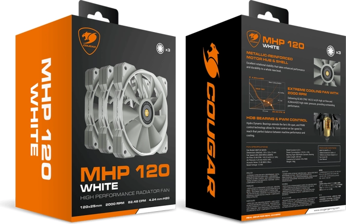 COUGAR MHP 120 White 3in1