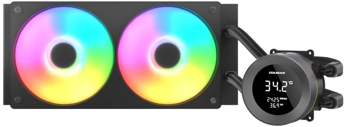 COUGAR POSEIDON VISTEK ARGB 240 Black