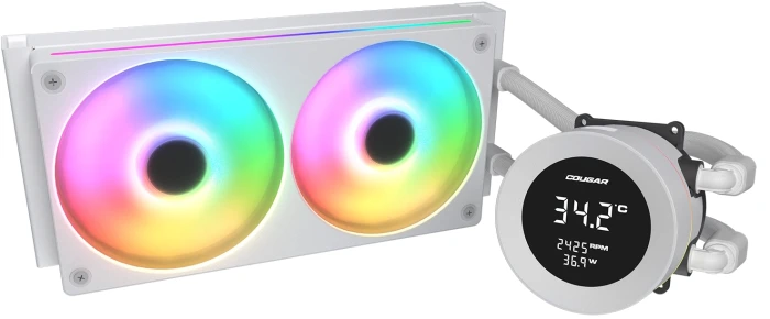 COUGAR POSEIDON VISTEK ARGB 240 White