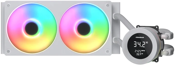 COUGAR POSEIDON VISTEK ARGB 240 White