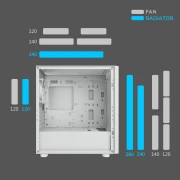 COUGAR UNIFACE MINI RGB White