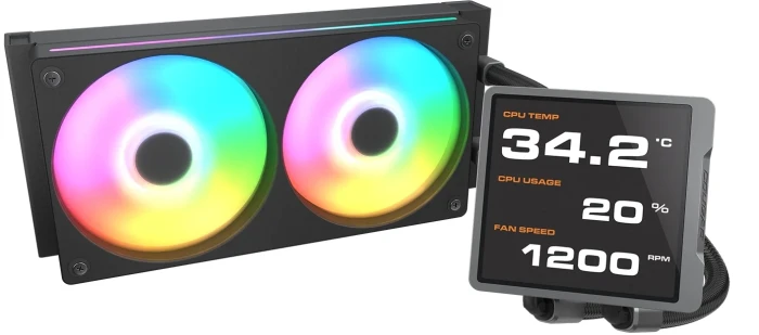 COUGAR VISTEK PRO ARGB 240 Black