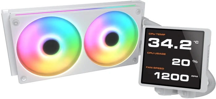 COUGAR VISTEK PRO ARGB 240 White