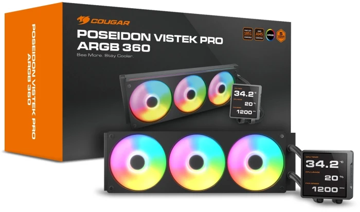 COUGAR VISTEK PRO ARGB 360 Black