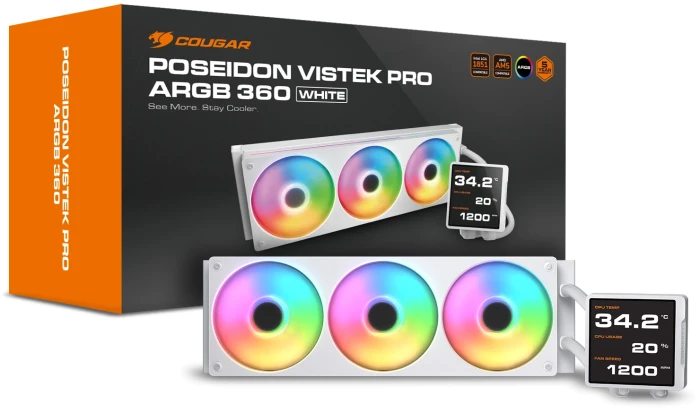 COUGAR VISTEK PRO ARGB 360 White