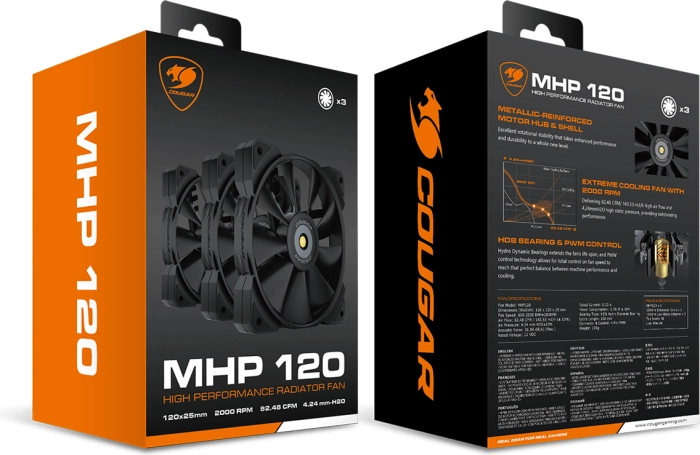 COUGAR MHP 120 Black 3in1