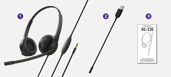 Creative HS-230 3.5mm & USB