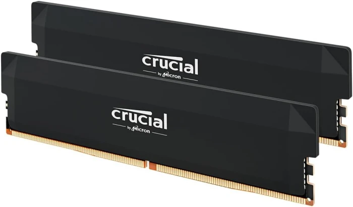 32GB (2x16) DDR5-6400 CL38 CRUCIAL PRO Black EXPO & XMP