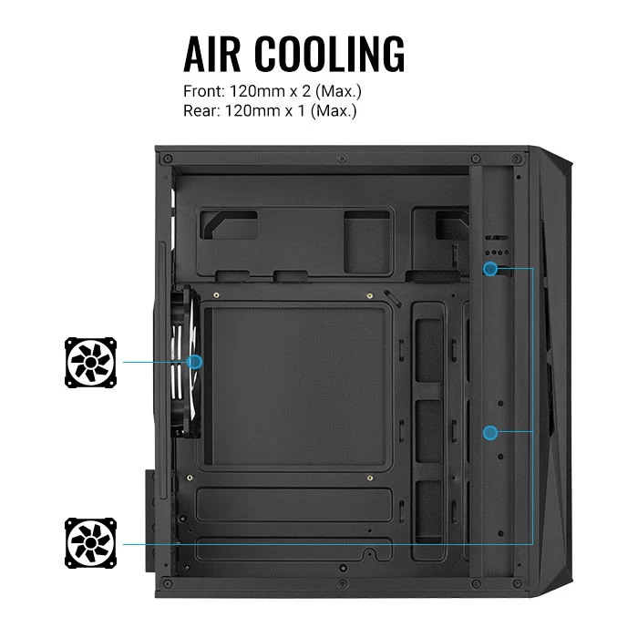 AeroCool CS-107 Black v2