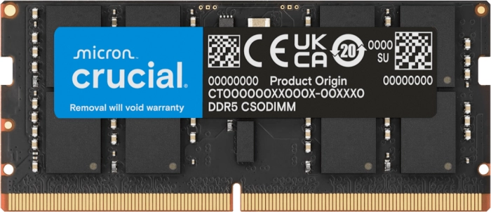 32GB DDR5-6400 CL52 CSODIMM Crucial