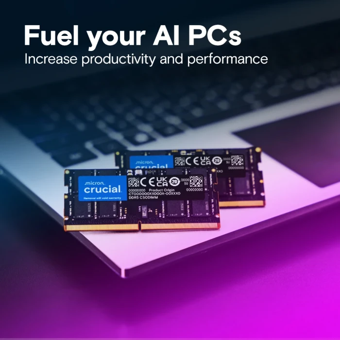 32GB DDR5-6400 CL52 CSODIMM Crucial