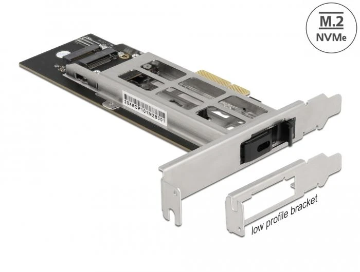 Подвижна стойка Delock PCI Express Card за 1x M.2 NVMe SSD