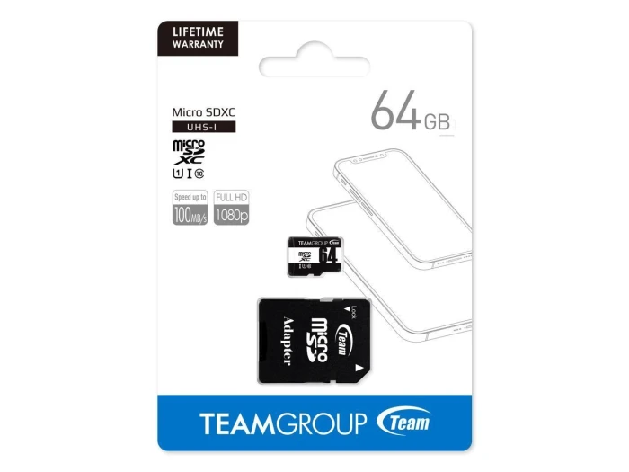 TEAM microSDHC/SDXC 64GB