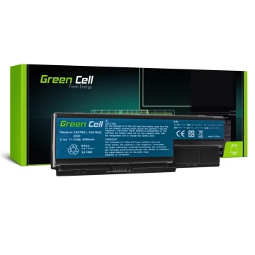 Батерия  за лаптоп GREEN CELL, Acer Aspire 7720 7535 6930 5920 5739 5720 5520 5315 5220 AS07B41, 11.1V, 4400mAh
