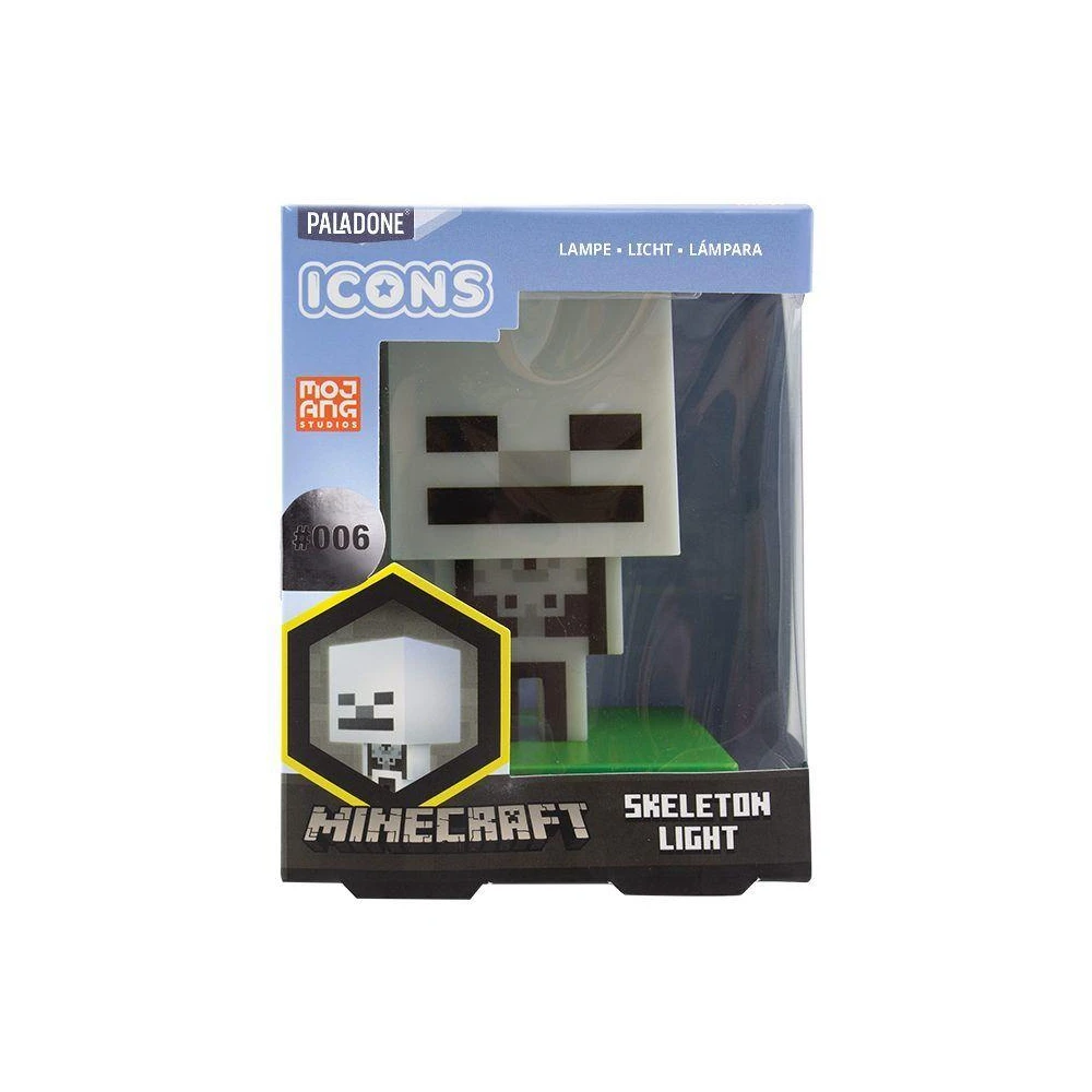 Статуетка Paladone Minecraft Sleton Icon Lamp BDP
