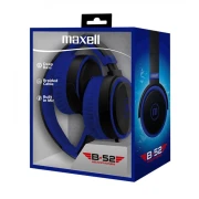 Слушалки с микрофон  MAXELL B52, черно и синьо