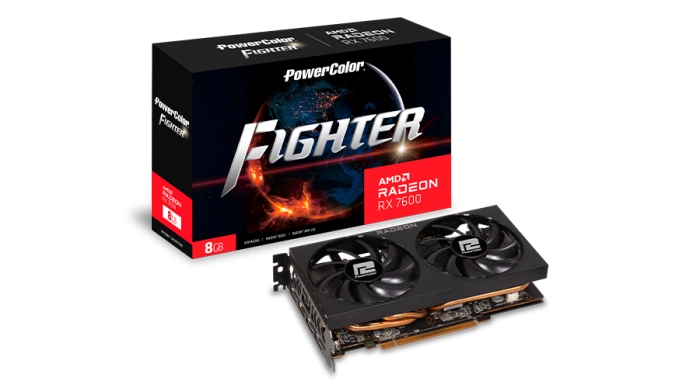 POWERCOLOR RX 7600 Fighter 8GB