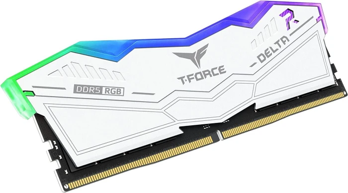32GB (2x16) DDR5-6000 CL38 Team Group T-Force Delta RGB White