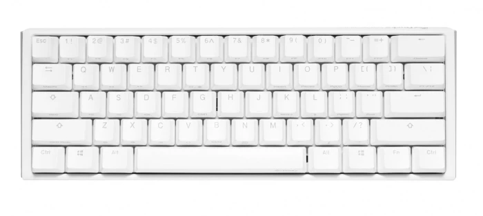 Ducky One 3 Pure White Mini 60% Hotswap Cherry Mx Clear