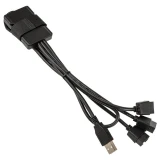 USB Хъб Lian Li PW-U2TPAB USB 1 към 3 Hub - Black