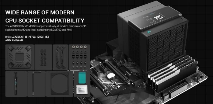 DeepCool ASSASSIN IV VC VISION Black
