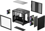 DeepCool CG330 MESH 3F - Black