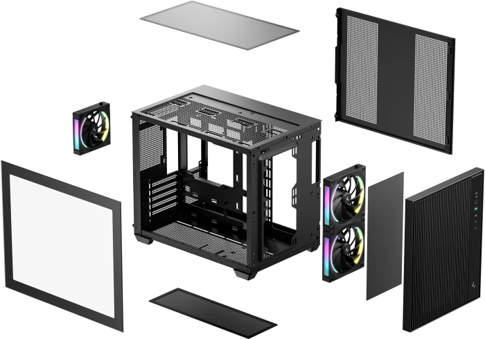 DeepCool CG330 MESH 3F - Black
