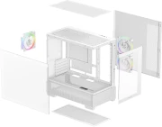 DeepCool CG380 3F White