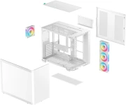 DeepCool CG530U 4F White