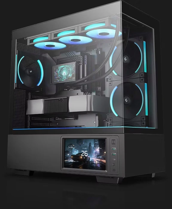 DeepCool CH690 LCD - Black
