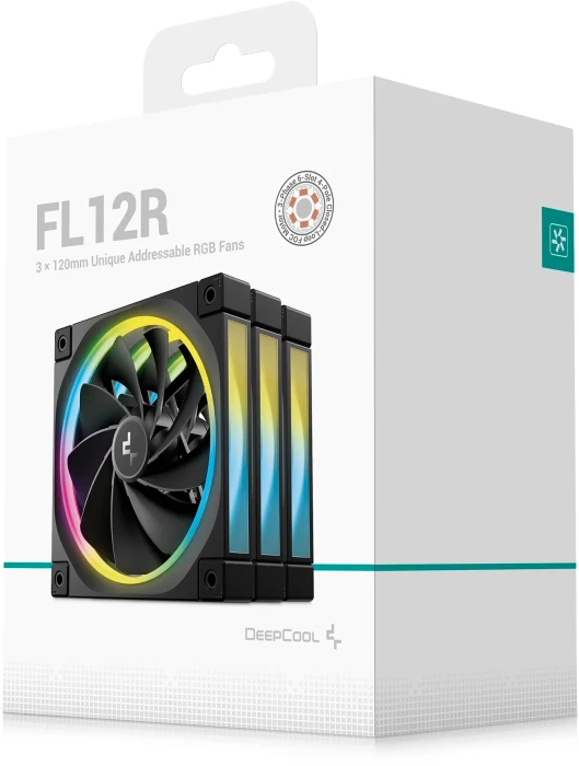 DeepCool FL12R ARGB Black Reverse 3in1