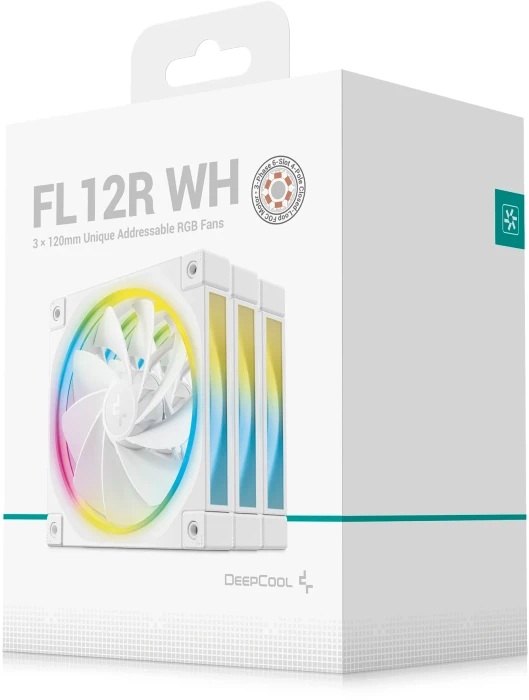 DeepCool FL12R ARGB White Reverse 3in1