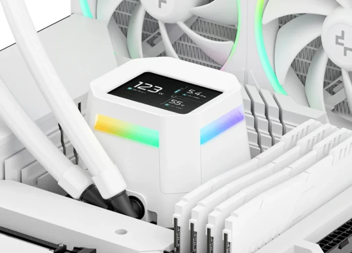 DeepCool LM240 White 2.4" LCD