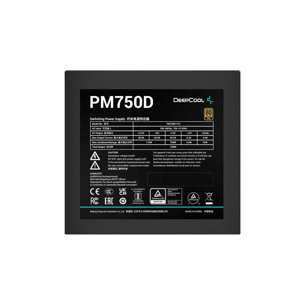DeepCool PM750D Gold 750W