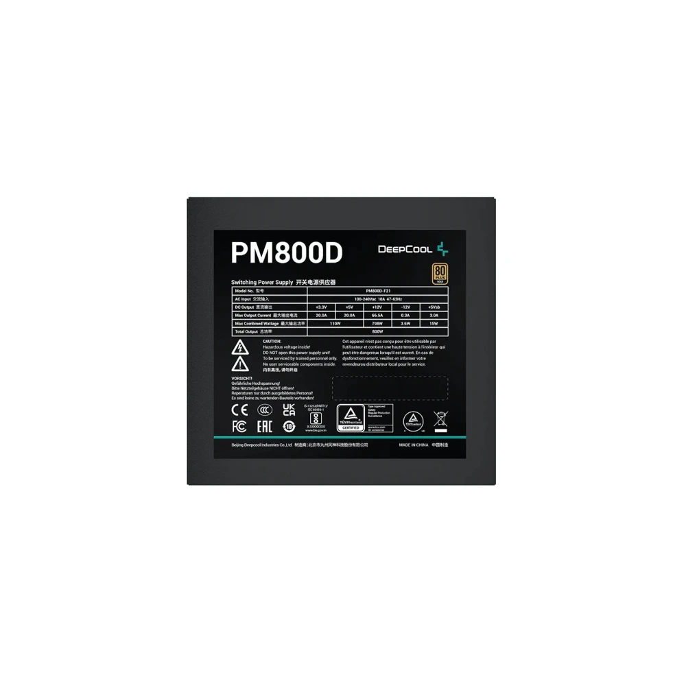 DeepCool PM800D Gold 800W