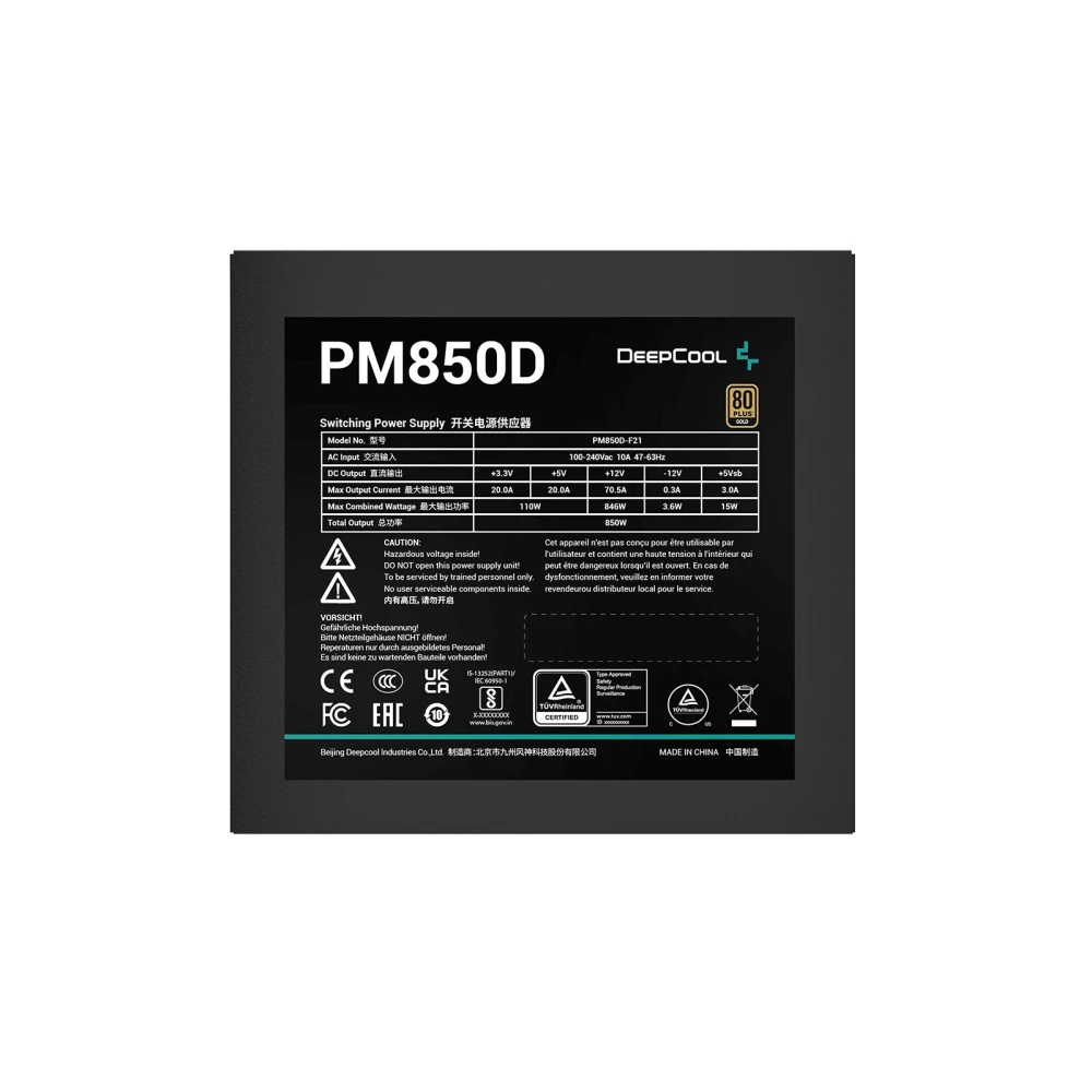 DeepCool PM850D Gold 850W