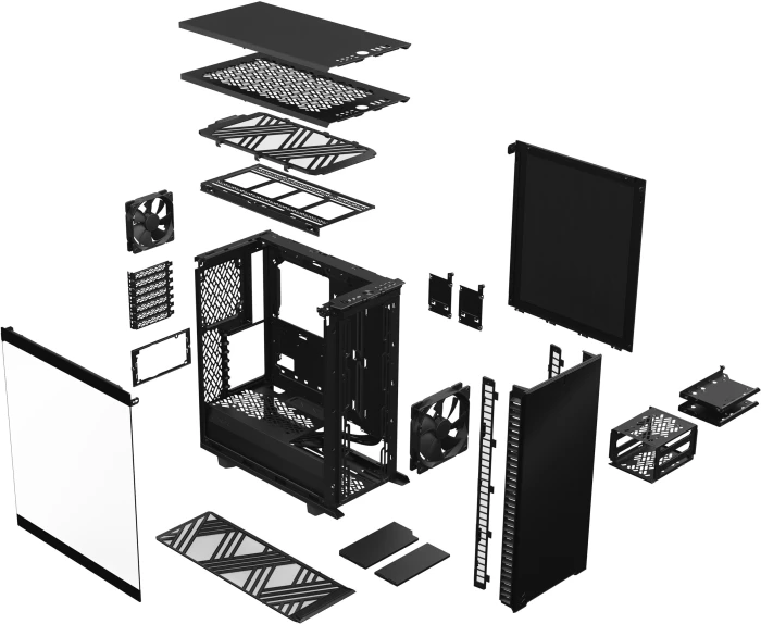 FRACTAL DESIGN Define 7 Compact Black TG Light