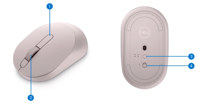 Dell MS3320W Wireless Ash Pink