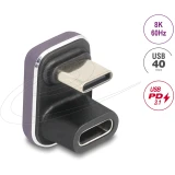 Delock Адаптер USB4-C 180° 240W 8K