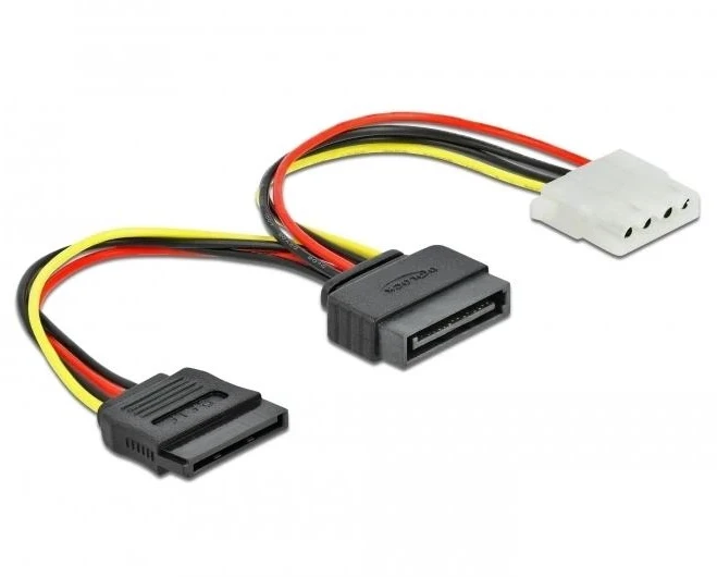 DeLock SATA Power > SATA + Molex
