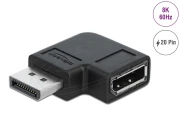 Delock Адаптер DisplayPort 1.4 90°