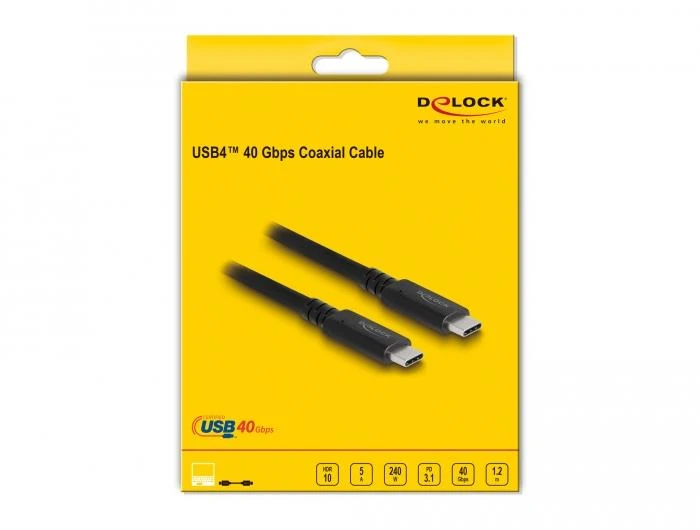 Delock USB4 1.2m 240W