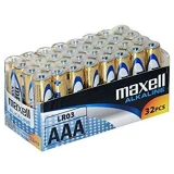 Алкални батерии MAXELL LR03 1,5V AAA 32 бр. pack